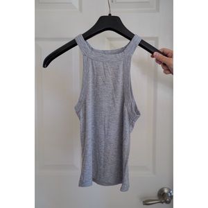 Cotton on grey ribbed top